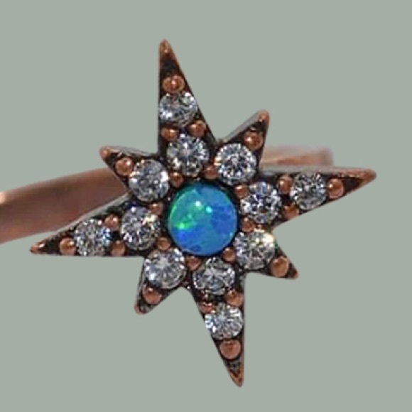 taylor swift arcade ring blue opal eyes folklore - Picture 8 of 16